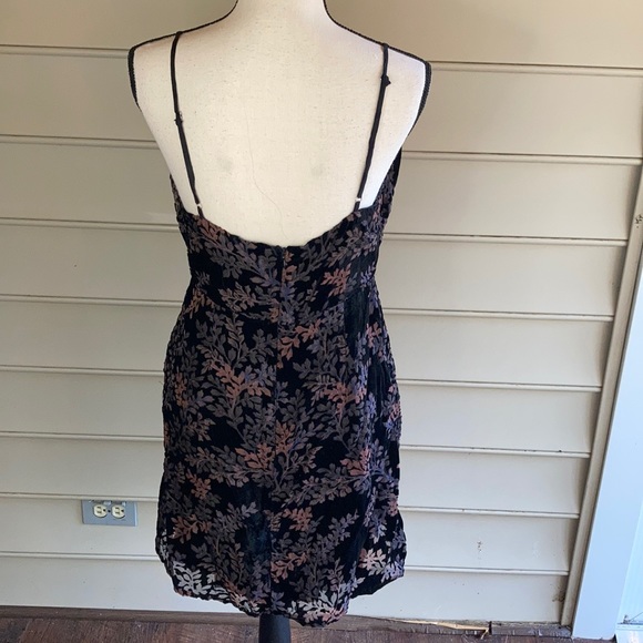 NWT Wild Honey Floral Burnout Velvet Dress - Picture 5 of 7